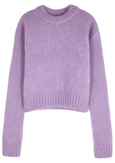 Lilac Sweater, Lilac Aesthetic, Purple Jumpers, Pullovers Outfit, Recruitment Outfits, Fancy Fits, Maxi Skirt Dress, Family Photo Outfits, Photo Outfit