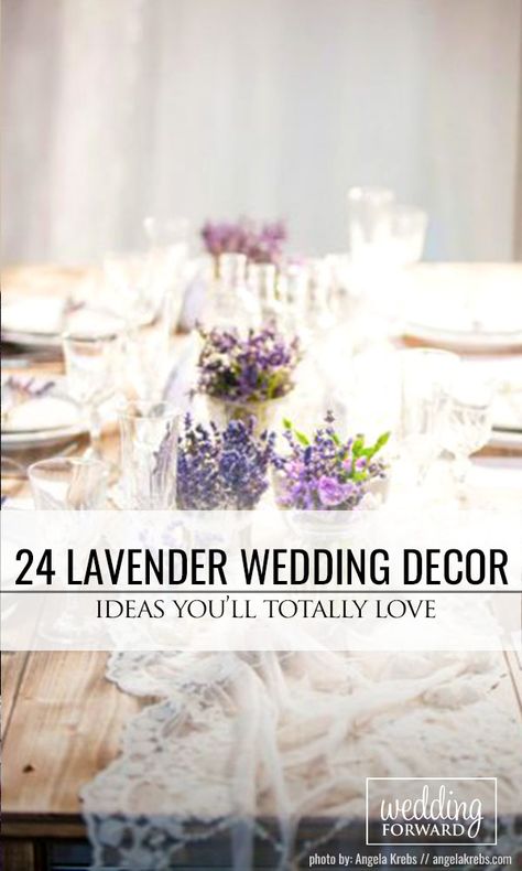 24 Lavender Wedding Decor Ideas You'll Totally Love ❤ Lavender wedding decor ideas are very exquisite and beautiful. Subtle lavender shades look great in the hall decoration and the table setting. See more: http://www.weddingforward.com/lavender-wedding-decor-ideas/ #weddings #decoration #lavenderweddingdecorideas Lavender Plant Wedding Decor, Lavender Centerpieces Table Decorations Wedding, Simple Lavender Centerpieces, Dried Lavender Table Decor, Lavendar Wedding Table Decor, Lavender Wedding Theme Decor, Lavender And Grey Wedding Centerpieces, Bridal Shower Ideas Lavender, Lavendar Centerpiece Ideas