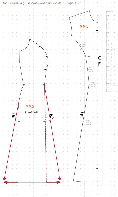 Dress Darts Pattern Drafting, Princess Line Dress Pattern Style, A Line Dress Pattern Women, Drafting Dress Patterns, Princess Line Dress Pattern, Princess Cut Dress Pattern, Aline Dresses For Women, Princess Seam Dress Pattern, Dress Patron