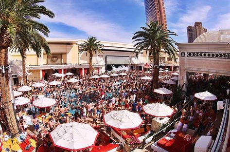 Encore Beach Club Pool Las Vegas | Buy Tickets and VIP Hotel Pool Party, Encore Las Vegas, Last Minute Travel Deals, Disney World For Adults, Encore Beach Club, Vegas Clubs, Vegas Pool Party, Vegas Nightlife, Luxurious Pool