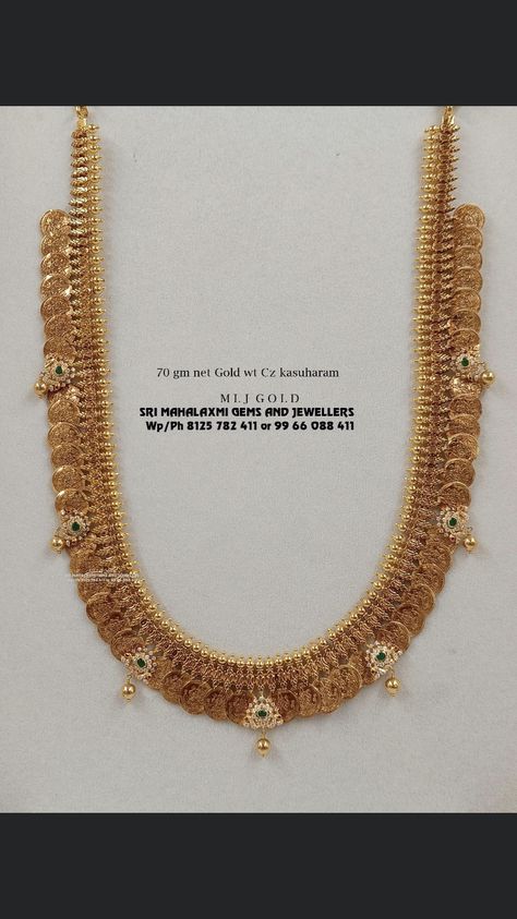 Plain Kasulaperu Designs, Kasulaperu With Grams, Kasu Haram Designs Gold Latest, Lakshmi Haram Designs Gold Latest, Mango Haram Designs Gold Latest Long, Kasu Mala Designs Gold Latest, Kasulaperu Jewellery With Grams, Kaasu Mala Gold Haram Latest, Kasumala Latest Designs Gold