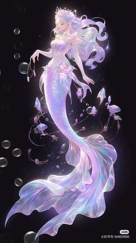 Anime Mermaid Female, Mermaid Anime, Anime Mermaid, Fantasy Mermaids, Fantasy Mermaid, Mermaid Drawings, Mermaid Pictures, Mermaid Aesthetic, Japon Illustration