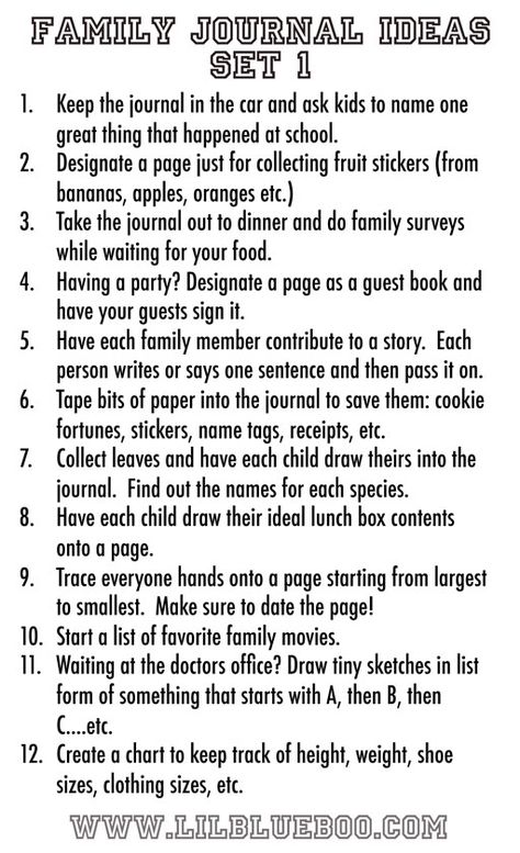 Creating a Family Journal...take it to restaurants, leave in the car, make lists and collaborate  #theliljournalproject  Visit post to see sample pages! How To Bullet Journal, Family Journal, Bryson City, Journal Project, Family Home Evening, Book Book, Family Night, Journals & Planners, Family Memories