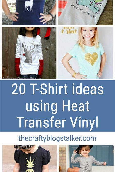 Simple DIY craft tutorial ideas to design and make your new favorite t-shirt using heat transfer vinyl. Fashion you can wear with confidence! #thecraftyblogstalker #tshirtdesigns #heattransfervinyl #shirtcrafts T Shirt Decals Heat Transfer, New Year Shirt Design, T Shirt Design Funny, Diy Shirt Ideas, Heat Transfer Vinyl Shirts, Diy Heat Transfer Vinyl, Happy New Year Shirt, Vinyl Fashion, New Year Shirt