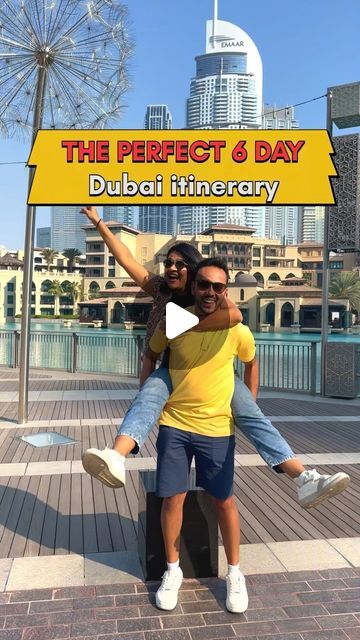 Shubham & Jyoti | Enthusiastic travellers on Instagram: "This is the best time to visit Dubai (ideal months December- March) and here is a perfect 6 day itinerary ! Whether you want to visit solo/couple, with kids or parents , Dubai will be an ideal choice 🇦🇪  If you have 2/3 days more then you can also visit Abu Dhabi (details on which I will share in my next reel)  Comment ‘guide’ and tag a friend. we will personally spend 30mins to help you plan your Dubai trip 😍  #dubaitravel #dubaiitinerary #dubaitrip #dubaireels #itinerary #dubaimall #burjkhalifa #palmjumeirah #laperle #laperledxb #globalvillage #globalvillagedubai #miraclegarden #dubaimiraclegarden #dubaimarina #bestplacesindubai #ayauniverse #mallofemirates   [dubai itinerary, best Dubai itinerary, 5 day Dubai itinerary, 6day Du Dubai Places To Visit, Best Places In Dubai, Dubai Couple, Dubai Itinerary, Dubai Trip, Dubai Tourism, New Passport, Miracle Garden, Dubai Style