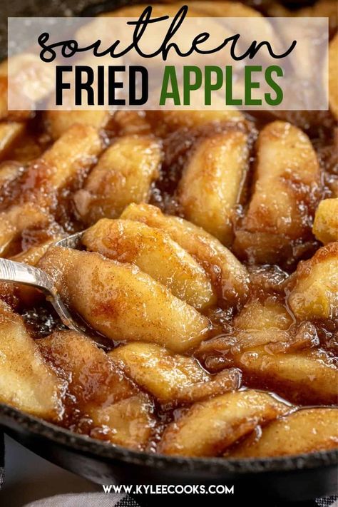 Deserts With Apples Easy, Best Cooked Apples Recipe, How To Make Fried Apples Recipes, How To Can Fried Apples, Vegan Fried Apples, Best Fried Apples Recipe, Fries Apples Recipe, Fry Apple Pie Recipe, How To Make Cooked Apples