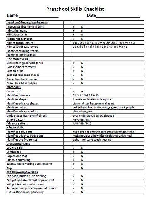 Preschool Skills Checklist, Preschool assessment,  Daycare assessment, Letter assessment http://www.teacherspayteachers.com/Store/Daycare-Express Preschool Evaluation Forms Assessment, Kindergarten Checklist Assessment, Preschool Assessment Form Free Printable, Prek Assessment Free Printable, Pre K Assessment Forms Free, Ready For Kindergarten Checklist, Preschool Skills Checklist, Preschool Report Card, Prek Assessment