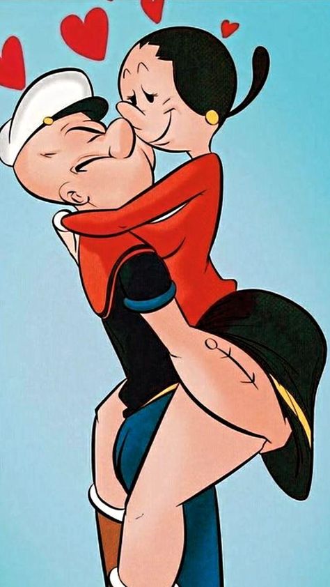 Popeye Cartoon, Popeye And Olive, Arte Pin Up, Old Cartoon Characters, Popeye The Sailor Man, Cartoon Character Tattoos, Classic Cartoon Characters, Swag Cartoon, Trending Pins