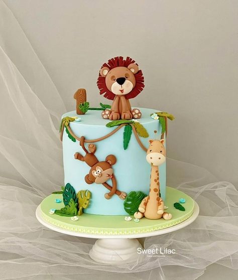 Simple 2nd Birthday Cake, Cake For One Year Old Boy, 2year Birthday Cake, Birthday Cake 2 Year Boy, Cake For 2 Year Boy, Two Year Old Birthday Cake, Old Birthday Cake, Cake Designs For Boy, Cake Instagram