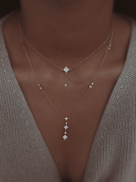 Ball Jewellery, Dainty Silver Jewellery, Dainty Necklace Stack, Silver Necklace Stack, Silver Prom Jewelry, Xoxo Jewelry, Prom Necklaces, Formal Earrings, Prom Jewelry