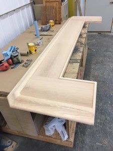 Bar Trim Ideas, How To Make A Bar Top, Bar Dimensions Design, Bar Tops Ideas, Diy Home Bar Plans, Diy Bar Top, Bar Building Plans, Bar Top Ideas, Build Your Own Bar