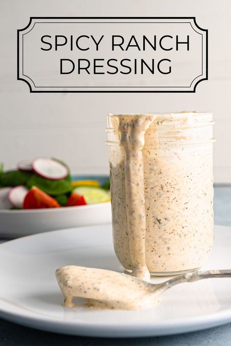 Best Ranch Dressing Recipe, Keto Ranch Dressing Recipe, Best Ranch Dressing, Spicy Ranch Dressing, Healthy Ranch Dressing, Ranch Dressing Recipe, Homemade Ranch Dressing, Homemade Ranch, Keto Food