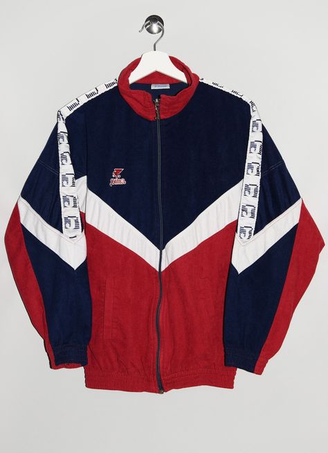 Classic 90's Joma Observe Jacket- #90s #Jacket #Joma #Track #Vintage Check more at https://howcandothis.com/manstyle/classic-90s-joma-observe-jacket/ 90s Tracksuit, Retro Fits, Retro Sport, Tracksuit Jacket, Retro Streetwear, Tracksuit Tops, Clothing Design, Athletic Fashion, The 90s