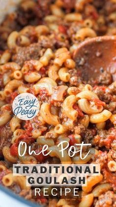 This traditional goulash recipe is a comforting and hearty meal that’s perfect for weeknight dinners or family gatherings. Made with tender beef, elbow macaroni, and a flavorful tomato sauce, this one-pot dish is easy to make and full of rich, classic flavors. Ideal for feeding a crowd or prepping for leftovers, this goulash is sure to become a family favorite! Classic Goulash Recipe, Elbow Macaroni Recipes, Easy Goulash Recipes, Goulash Recipe, Macaroni Recipes, Goulash Recipes, Colby Jack, Classic Italian Dishes, Colby Jack Cheese