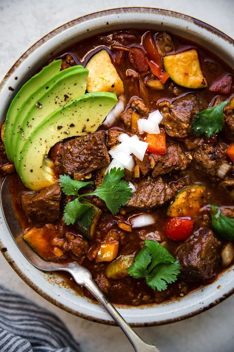 Hearty and protein-packed, our Crock-Pot paleo chili will become your new comfort food crush. Just make sure you’ve got your trusty can opener at-the-ready, and you’ll be on your way! Paleo Chili Recipe, Ground Beef Paleo Recipes, Slow Cooker Chili Recipe, Paleo Chili, Bean Chili Recipe, The Modern Proper, Modern Proper, Best Chili Recipe, Chili Recipe Crockpot