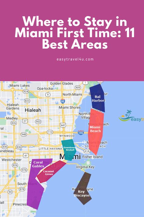 Best Places To Stay In Miami, Miami Weekend Getaway, Where To Stay In Miami, Fisher Island Miami, Best Hotels In Miami, Miami Hotels South Beach, Miami Map, Miami Hotel, Miami Travel Guide