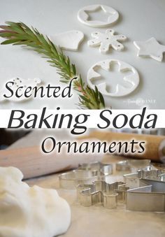 Baking Soda Ornaments, Baking Soda Dough, Salt Dough Christmas Ornaments, Clay Christmas Decorations, Homemade Clay, Dough Ornaments, Christmas Ornaments Homemade, 3d Christmas, Christmas Ornament Crafts