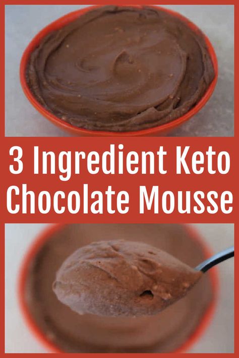 3 Ingredient Keto Chocolate Mousse Recipe – How to make the best easy low carb, dairy-free and vegan friendly pudding dessert – with the video tutorial. Keto Moose Dessert, Keto Chocolate Mousse Recipe, Keto Instant Pudding Recipes, 3 Ingredient Keto Dessert, Keto Pudding Dessert, Moose Dessert, Instant Pudding Recipes, Healthy Chocolate Pudding Recipe, Keto Chocolate Pudding