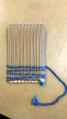 Paintbrush Rocket: 4th Grade ipad Pouch Weaving! Practical Crafts, Tab Ideas, Cardboard Loom, School Pouch, Ipad Pouch, Weaving For Kids, Weaving Loom Diy, Weaving Loom Projects, Loom Projects