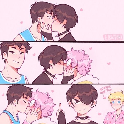 Goth Boyfriends Webtoon, Webtoon Boyfriends, Boyfriend Webtoon, Boyfriend Anime, Nerd Boyfriend, Boyfriends Webtoon, Drawings For Boyfriend, Boyfriend Wallpaper, Webtoon Comics