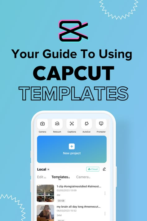 Ready to level up your TikTok videos? Here's how to harness CapCut templates. Tiktok Video Template, Content Hacks, Trend Template, Tiktok Templates, How To Do Animation, Capcut Video, Capcut Templates, Cloud Template, Free Business Logo