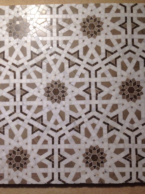 @Walker Hamilton Zanger "Granda" @Modenus #blogtourvegas Marocan Tiles, Arabian Architecture, Walker Zanger Tile, Islamic Tiles, Walker Zanger, Mosaic Tile Patterns, Tiles Pattern, Moroccan Art, Islamic Patterns