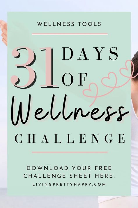 31 Day Wellness Challenge, October Wellness Challenge, 30 Day Wellness Challenge, Health Challenge Ideas, Wellness Challenge Ideas, Wellness Newsletter, Wellness Ideas, 365 Day Challenge, 31 Day Challenge