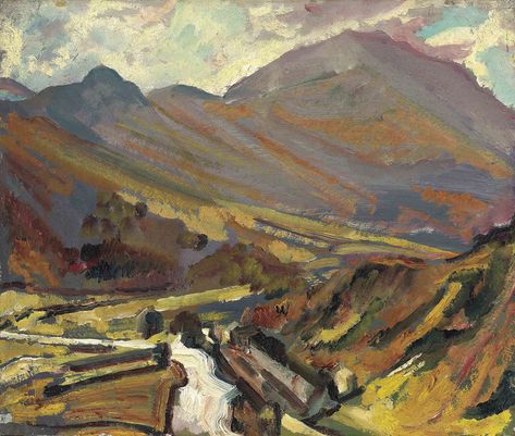 David Bomberg, Art Consultant, Scottish Landscape, Art Historian, Abstract Landscape Painting, Painting Class, Late Summer, Painting Style, Abstract Landscape