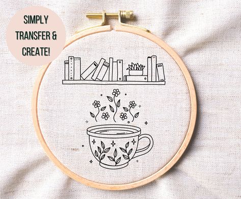 Hand Embroidery Templates Free Printable, Embroidery Templates Free Printable, Dit Gifts, N Letter Design, Books Embroidery, Embroidery Journal, Book Embroidery, Forever Products, Embroidery Template