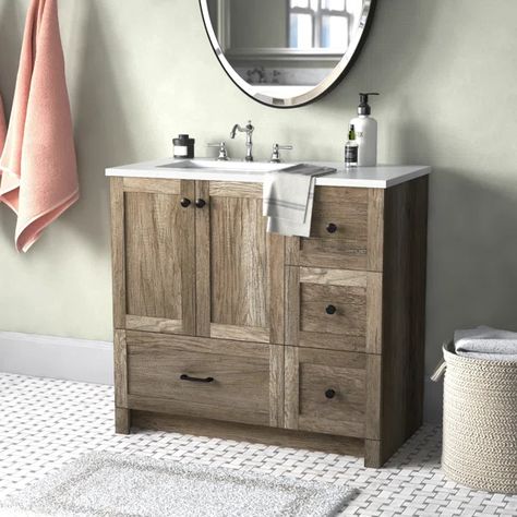 Norma 36" Single Bathroom Vanity Set 36 Inch Bathroom Vanity, 36" Vanity, Ceramic Undermount Sink, Quartz Vanity Tops, Wood Marble, Kitchen Sale, Bathroom Vanity Set, Undermount Sink, Single Bathroom