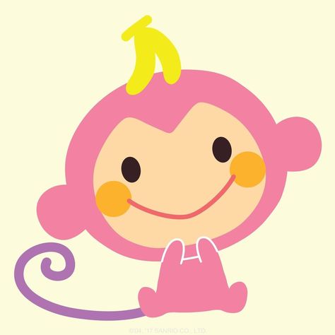 See this Instagram photo by @sanrio • 4,318 likes Pink Monkey, Pink Monkeys, Cute Monkey, Hello Kitty Pictures, Kitty Wallpaper, Hello Kitty Collection, Cartoon Profile Pics, Fun Loving, Hello Kitty Wallpaper