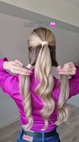 This easy updo is the perfect style for getting your hair off your neck in the hot, sticky heat this summer. It’s super cute and stylish for a party, or even for a glamorous day at work. Long Updo Hairstyles Casual, Easy Updos For Long Hair Greasy, How To Put Up Long Hair Hairstyles, Easy Updos For Long Heavy Hair, Easy Fun Updos For Long Hair, Simple Updos For Long Thick Hair, Updos Long Hair Easy, Long Hair Upstyles Easy, Casual Easy Updos