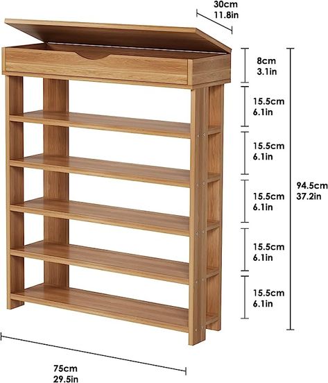 Shoe Rack Measurements, Shelf Shoes, Wooden Shoe Storage, Shoes Organizer, Wood Shoe Storage, Wood Shoe Rack, Wooden Shoe Racks, Shoe Rack Living Room, Shoe Rack Entryway