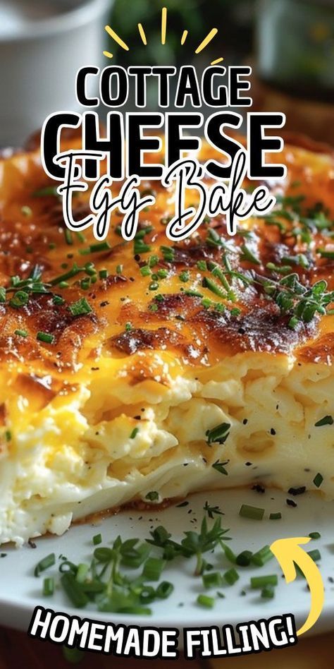 Cottage Cheese Egg Bake Best Ever Egg Bake, Eggs And Cottage Cheese Casserole, Baked Cottage Eggs, Low Carb Baked Cottage Cheese Eggs, Egg And Cheese Bakes, Cottage Cheese Scrambled Eggs Recipe, Baked Egg Breakfast Recipes, Cottage Cheese Egg Sandwich, Egg Bake Casserole With Cottage Cheese