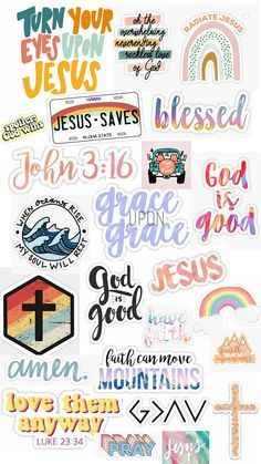 Aesthetic biblical wallpapers Bible Journal Stickers, God Sticker, Bible Doodling, Inspire Bible Journaling, Jesus Wallpaper, Ayat Alkitab, Christian Stickers, Scrapbook Stickers Printable, Jesus Is Life