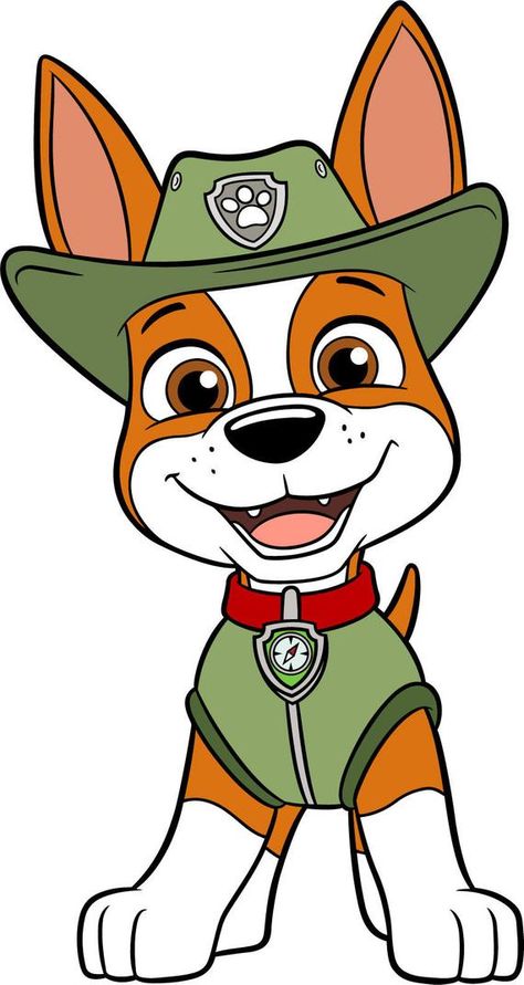 Paw Stencil, Paw Patrol Tracker, Paw Patrol Stickers, Paw Patrol Cookies, Paw Patrol Birthday Theme, Paw Patrol Cartoon, Kids Cartoon Characters, Paw Patrol Coloring, Paw Patrol Coloring Pages