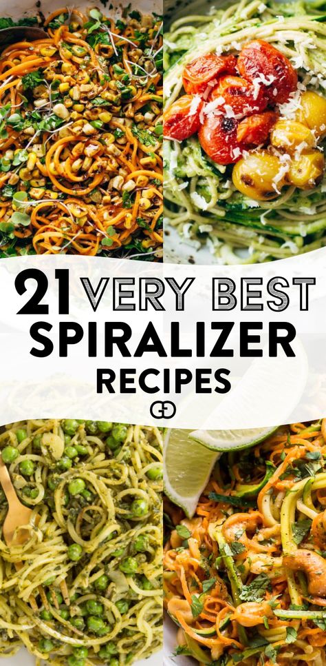 Spiralized Veggie Recipes, Spiralizer Recipes Healthy, Noodle Shapes, Spiralized Zucchini Recipes, Squash Noodles Recipes, Love Wholesome, Spiral Vegetable Recipes, Veggie Noodles Recipes, Low Carb Love