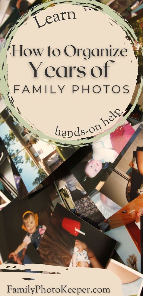 a pile of disorganized photos - How to Organize Years of Family Photos - Learn - Hands-On-Help Memorabilia Organization, Photo Organization Storage, Organizing Photos, Digital Photo Organization, Preserving Photos, Photo Organizing, Photography Organizations, Picture Storage, Doing Chores