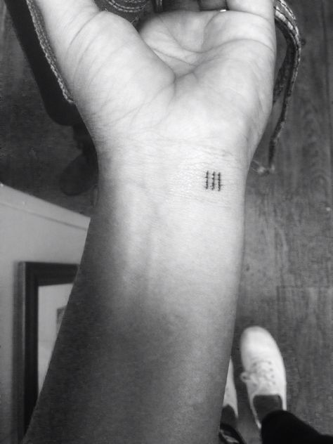 Roman Numeral three wrist tattoo Roman Numeral Three Tattoo, 3 Roman Numeral Tattoo, Three Lines Tattoo, Roman Numeral 3 Tattoo, Roman Numeral 3, Faith Tattoo On Wrist, Roman Numeral Tattoo, Side Wrist Tattoos, Numeral Tattoo