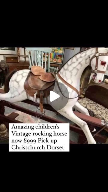 Kim Read on Instagram: "Great good condition vintage Rocking Horse #christmas #christmaspresents #rockinghorse #childrenstoys #vintage #woodenrockinghorse" Vinted Clothes, Vintage Rocking Horse, Horse Christmas, Wooden Rocking Horse, Rocking Horse, Christchurch, Christmas Presents, Kids Toys, Horses