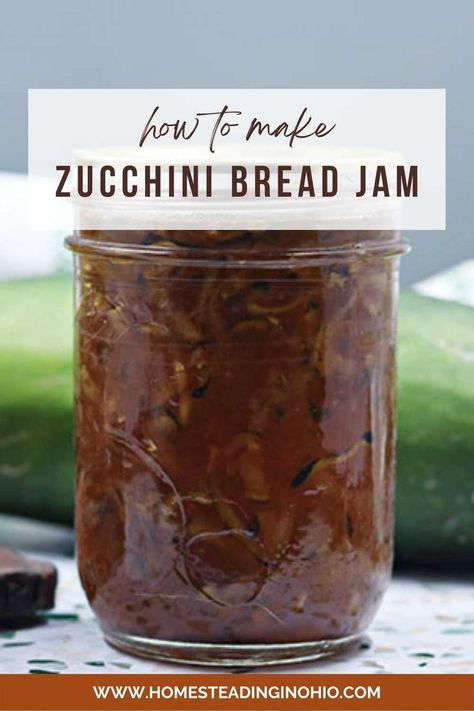 Zucchini Bread Jam Canning, Zucchini Preserve Recipes, Water Bath Canning Squash Recipes, Canning Recipes Zucchini, Zucchini Canned Recipes, Zucchini Jelly Or Jam, Zucchini Recipes For Canning, Canning Recipes With Zucchini, Canned Zucchini Bread