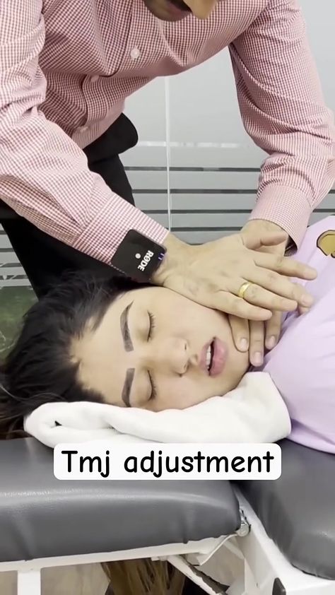 Tmj chiropractic adjustment How To Relax Jaw Muscles, Diy Chiropractic Adjustment, Tmj Headache, After Chiropractic Adjustment, Upper Cervical Chiropractic, Chiropractic Adjustment, Chiropractic, Health, Quick Saves