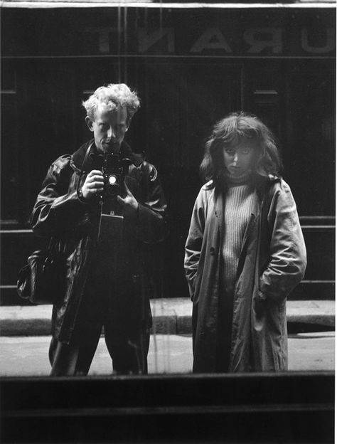 Selfportrait on the street with Vali Myers, Paris (1952) Gregory Corso, Vali Myers, Miroslav Tichy, Best Street Photographers, Ed Van Der Elsken, 70s Nostalgia, Positano Italy, Brooklyn Baby, Famous Photographers