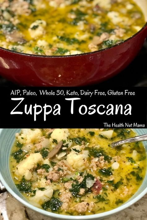 Aip Soup, Aip Lunch, Whole 30 Keto, Keto Dairy Free, Aip Keto, Aip Diet Recipes, Keto Dairy, Nightshade Free Recipes, Autoimmune Recipes