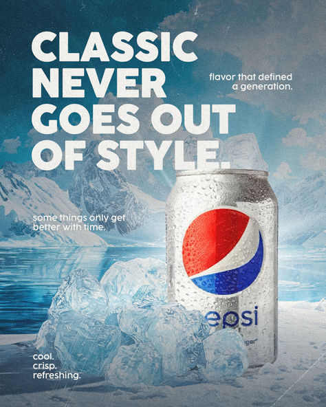 Vintage Diet Pepsi Poster Advertisement featuring bold typography, vibrant colors, and a nostalgic 80s aesthetic. A perfect example of retro branding and timeless pop culture. A must-see for fans of vintage advertising and classic soda campaigns. Vintage Pepsi Poster, Pepsi Poster, Pepsi Aesthetic, Soda Branding, Vintage Diet, Soda Ads, Poster Advertisement, Retro Branding, Diet Pepsi