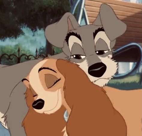 Lady And The Tramp Aesthetic, Old Disney Movies, Me And Him, Bambi Disney, Classic Disney Movies, Disney Dogs, Film Disney, Disney Artwork, Disney Animals