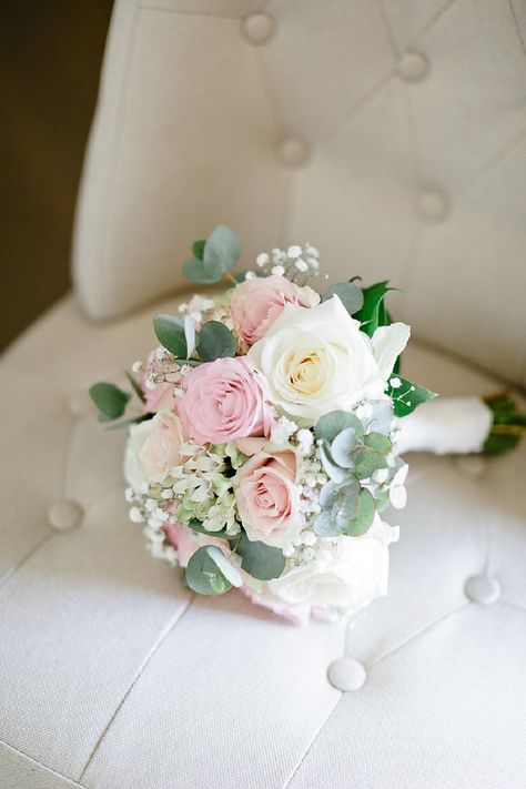 Garden Inspired Wedding Bouquet, White Flowers With Pink Accents, Pink Rose Flower Bouquet, Wedding Bouquets Pink And White Roses, Wedding Bouquets Bride White And Pink, Wedding Bride Bouquet Summer, Pink And White Flower Bouquet Prom, Small Pink And White Bouquet, Small Wedding Bouquets Summer