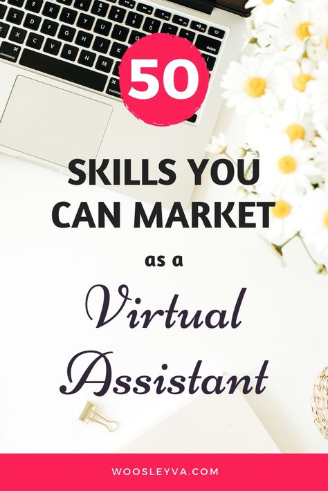 Ready to start making money as a virtual assistant? I've complied a list of the top 50 skills you can offer to build your business. // Woosley VA -- #virtualassistant #workfromhome #wahm #VAbusiness Virtual Assistant Skills, Hyper Focus, Become A Virtual Assistant, List Of Skills, Joyful Life, Build Your Business, Virtual Assistant Business, Freelance Business, Side Gigs