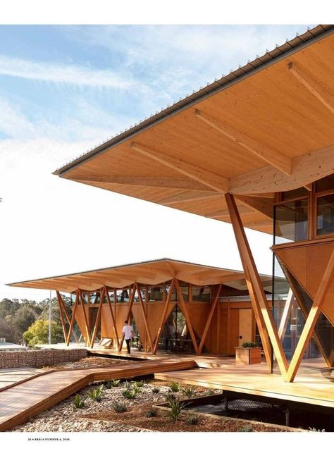 Macquarie University, Timber Architecture, Bamboo Architecture, Tropical Architecture, Wood Architecture, Roof Architecture, Wooden Buildings, Wooden Structure, Timber Structure