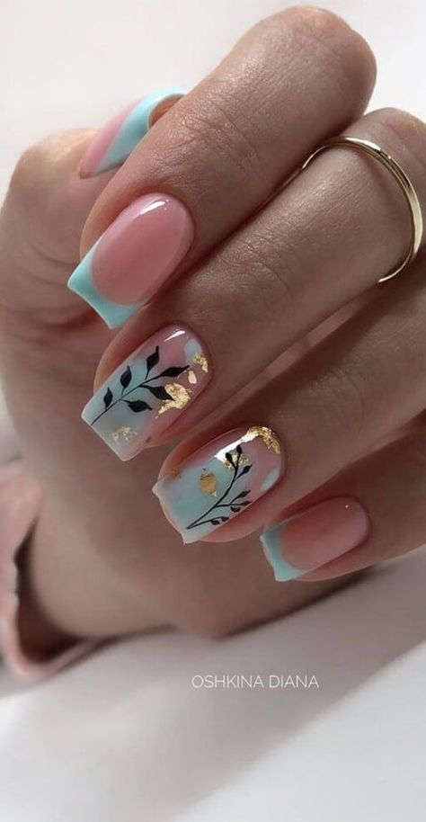 20+ Prettiest Summer Nail Colors of 2021 | Pretty Ombre Nails, Nails Grunge, Nails Neutral, Creative Nail Art, Ombre Nail Art Designs, Nail Art Designs Summer, Smink Inspiration, Grunge Nails, Wedding Nail